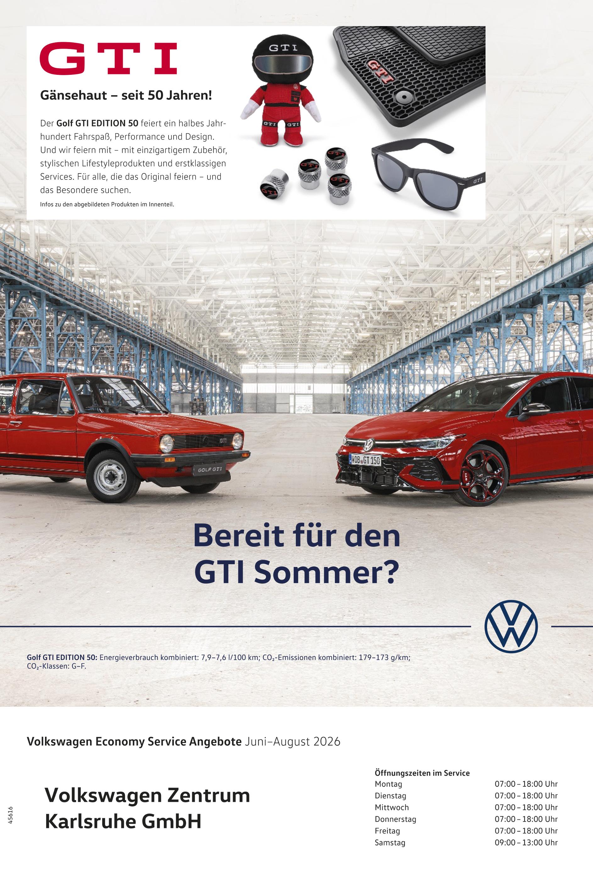 Volkswagen Prospekt für Karlsruhe: "Mehr Platz. Mehr Möglichkeiten.", 1 Seite, 01.06.2026 - 31.08.2026